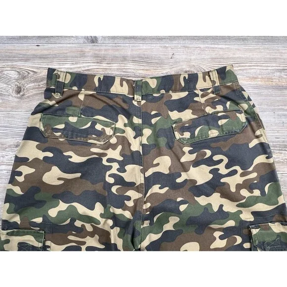 Noiz Camo Cargo Pants Men's 36/31.5 Tactical Streetwear Utility - Picture 8 of 16